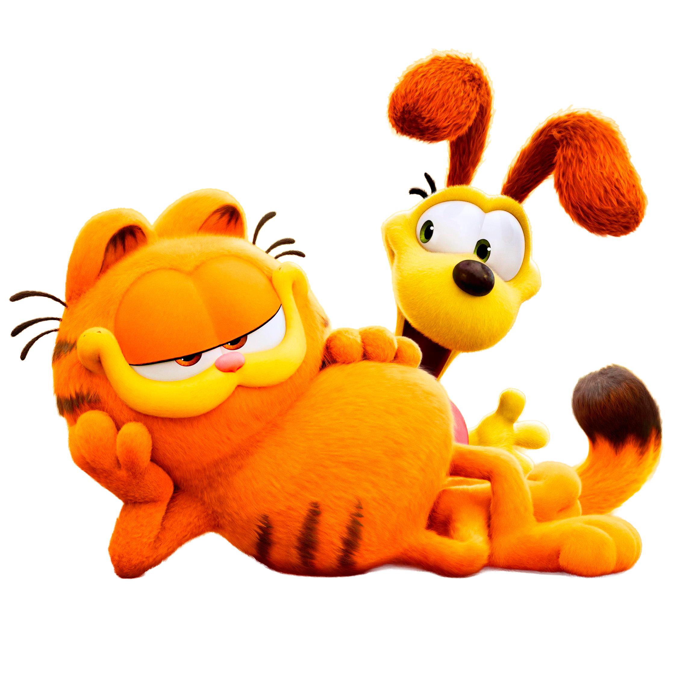 Garfield and Odie